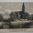 Turku, Tuomiokirkko luoteissuunnasta, vanha mv pk, ei p. - pikkukuva 1