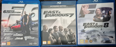 Fast furious 1-8 -Blu-Ray