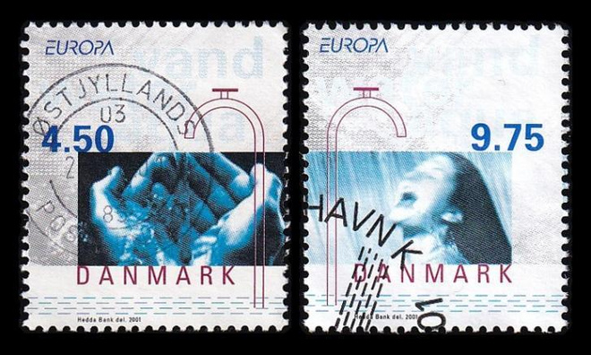 Tanska 1277-8 o Europa vesi (2001)