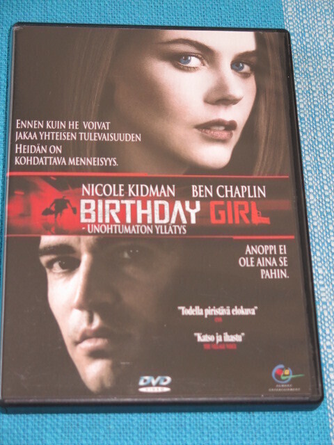 Dvd - Birthday Girl - Jez Butterworth -elokuva 2001