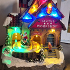 JOULUPUKINPAJA - SANTA'S WORKSHOP LED-VALOTALO - pikkukuva 1