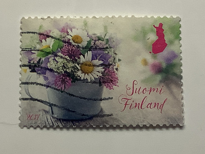 2469 / 2017 Kevätkukkia o leimattu