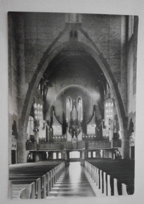 Stockholm, Engelbrektskyrkan, urut ja urkulehteri, 1969