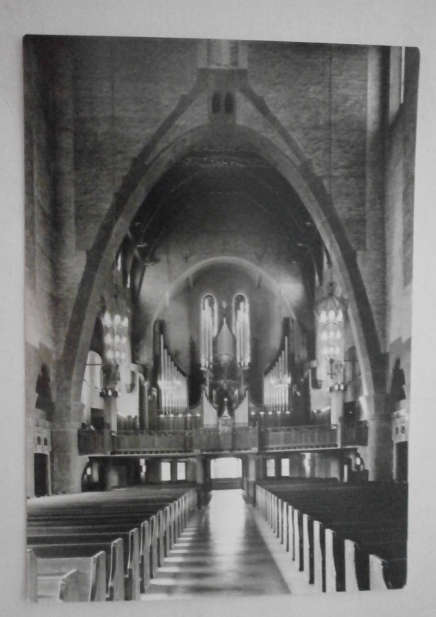 Stockholm, Engelbrektskyrkan, urut ja urkulehteri, 1969