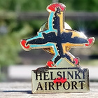 Helsinki Airport merkki. Halkaisija - 28 mm. - pikkukuva 3