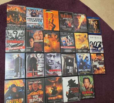 23 leffan läjä(20 dvd ja 3 bluraytä)