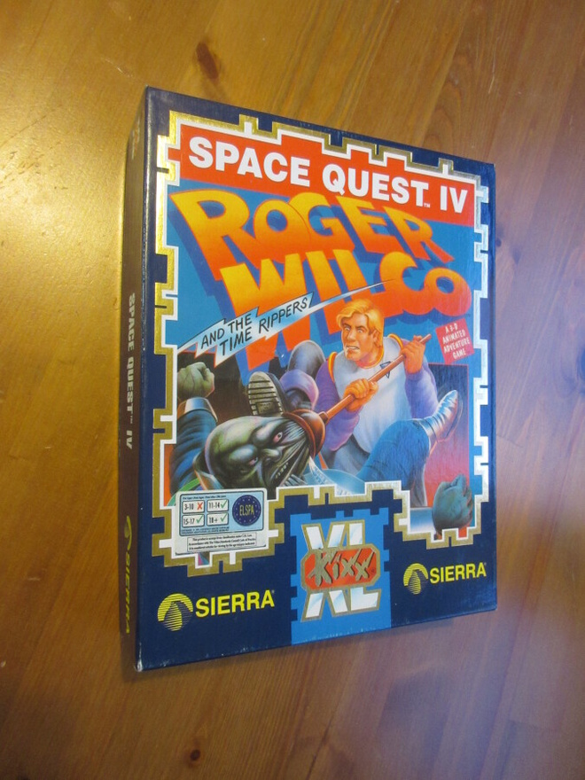 SIERRA: Space Quest IV (Kixx XL) 6. disketti puuttuu BIG BOX