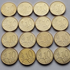 Suomi 10 c vuodet 1999 - 2014 yhteensä 16 kpl, UNC - pikkukuva 1