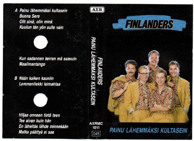 Finlanders Painu lähemmäksi kultasein c-kasetti