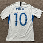 Aito nimikirjoitus Huuhkajat Suomi pelipaita Teemu Pukki - pikkukuva 2