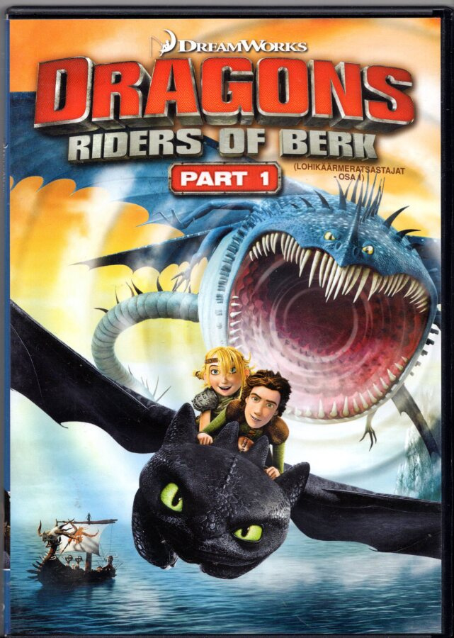 DVD: DRAGONS - RIDERS OF BERK  PART 1 (2 levyä)