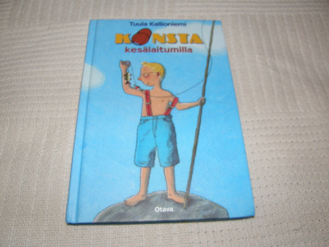 Tuula Kallioniemi Konsta kesälaitumilla
