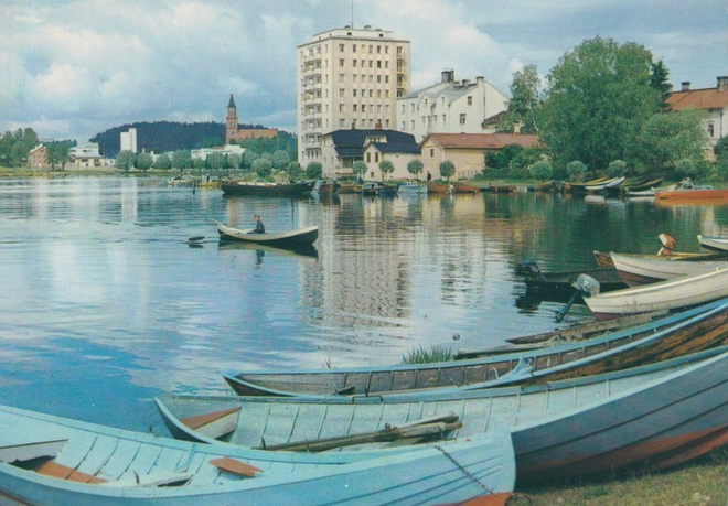 Savonlinna: Näkymä rannasta