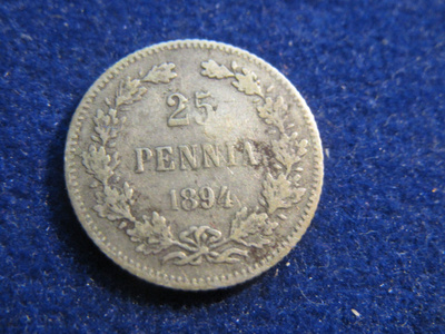25 penniä 1894
