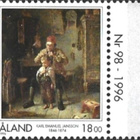 Ål 1996 Karl E Jansson 18,00 mk välilöpar numero ** LaPe 116 - pikkukuva 1