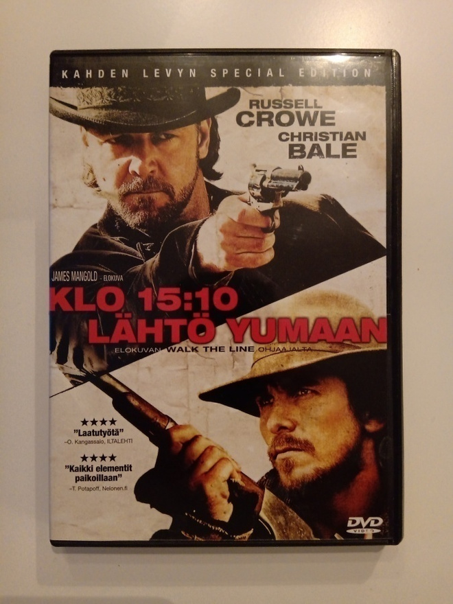 Klo 15:10 Lähtö Yumaan, 2 Levyä ! - DVD