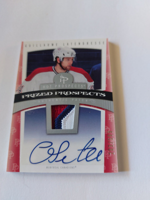 06-07 Hot Prospects 119 Guillaume Latendresse JSY AU RC /599