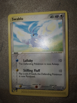 Swablu 75/97 Ex Dragon card