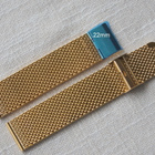 22mm Mesh teräsranneke - kullattu - pikkukuva 5
