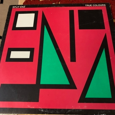 SPLIT ENZ: True Colours*UK 1980  **laser- etching**