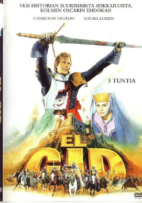 dvd, El Cid (Charlton Heston, Sophia Loren) [draama, toimint