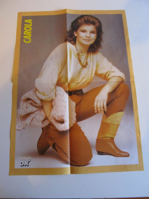 CAROLA.....Carola Häggkvist seinäjuliste.