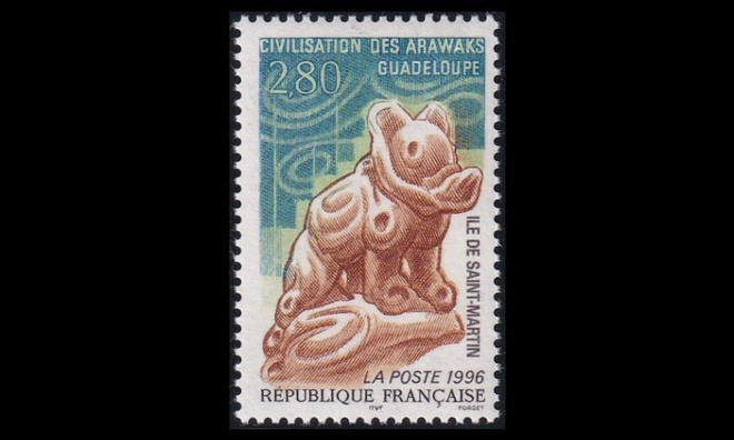 Ranska 3129 ** Antillien arawak-kulttuuri (1996)