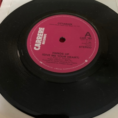OTTAWAN: Hands Up * Version. * UK 1981