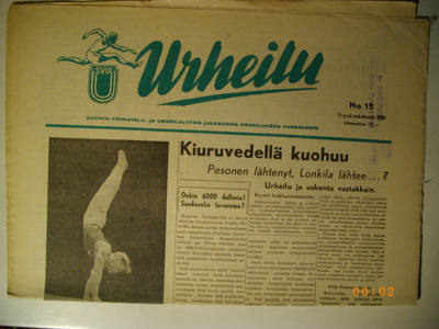 Urheilu lehti Nro 15/1950 (28.10)
