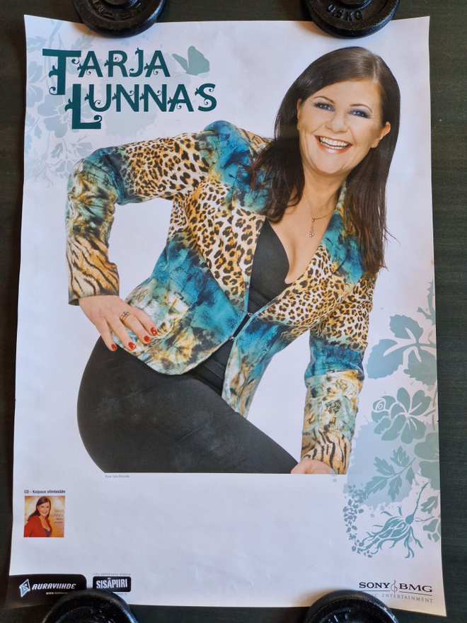 Tarja Lunnas Keikkajuliste 44 .60×42cm