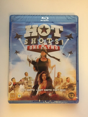 Hot Shots! 1 2 (Blu-ray) Charlie Sheen (1991-1993) UUSI