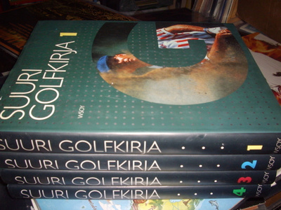 Suuri golfkirja 1-4  ( 1 p. 1995 - 1996 ) Sis. postikulun !