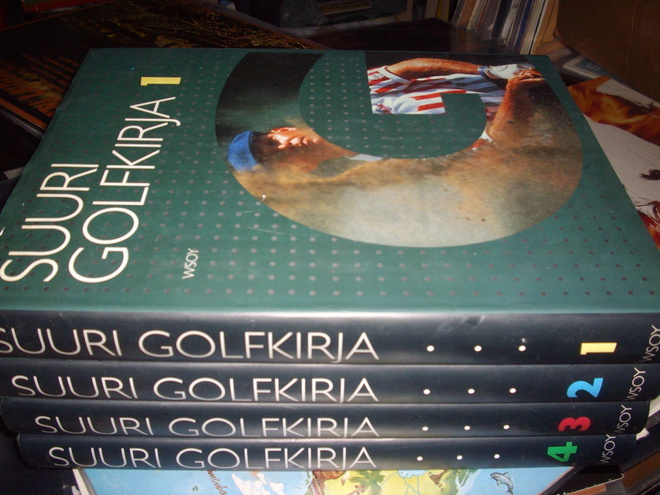 Suuri golfkirja 1-4  ( 1 p. 1995 - 1996 ) Sis. postikulun !