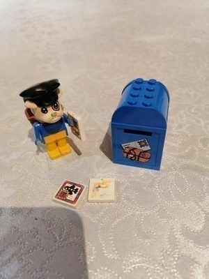 LEGO FABULAND 3786 BUZZY BULLDOG THE POSTMAN