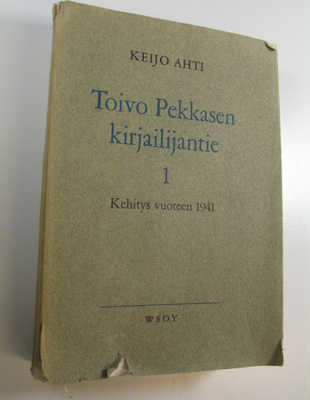 Keijo Ahti : Toivo Pekkasen kirjailijantie 1, Kehitys vuo...