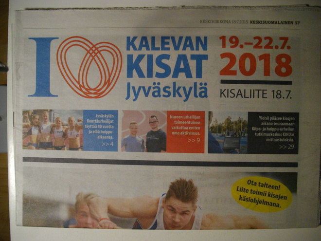 Kalevan kisat Jyväskylä 2018 - kisaliite (26.11)