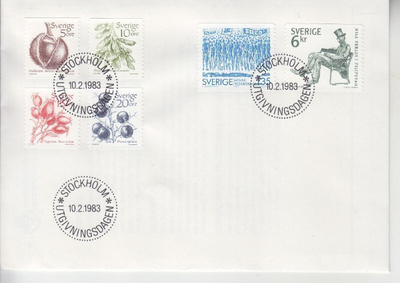Ruotsi 1983 FDC