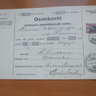 1914 Käkisalmi pakettikortti Haminaan - pikkukuva 1