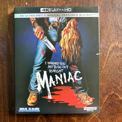 UHD: Maniac (Blue Underground)