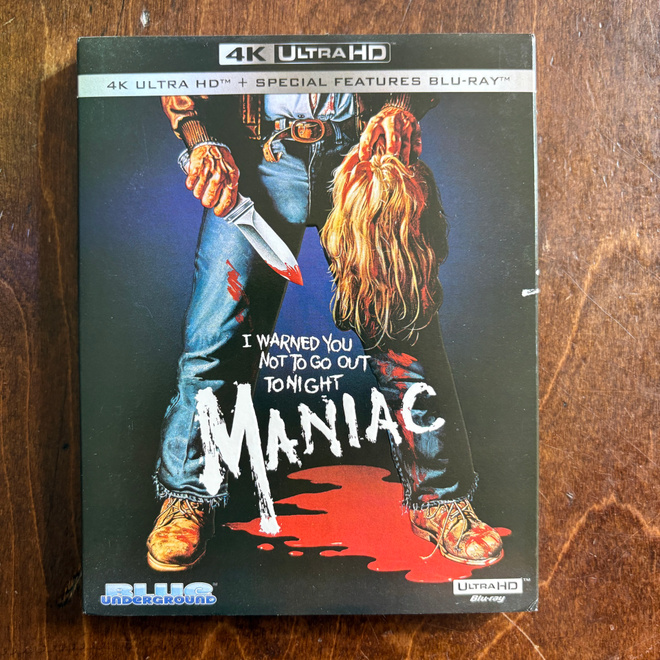 UHD: Maniac (Blue Underground)