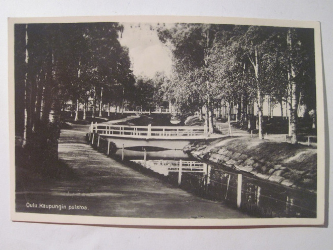 VANHA Postikortti Oulu 1930-l  Alkup.Mallikappale