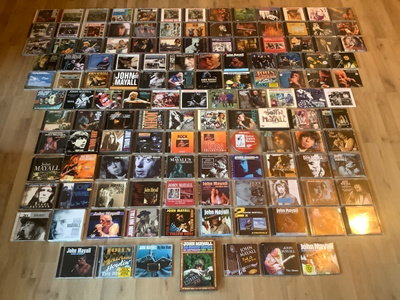 John Mayall CD -kokoelma, 135 x CD’s