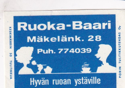 Ruoka-Baari. Mäkelänk. 28 .  s90