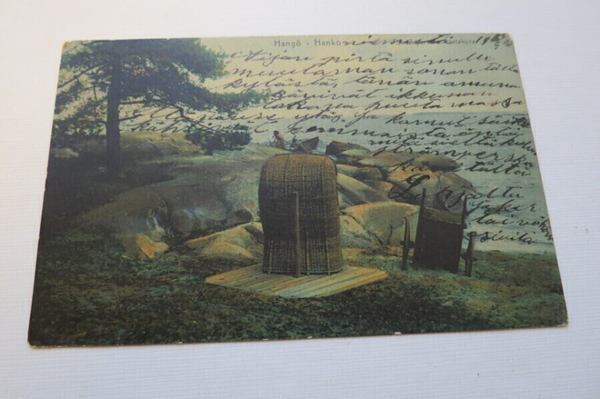 HANKO VANHA V. 1907 KULKENUT KORTTI