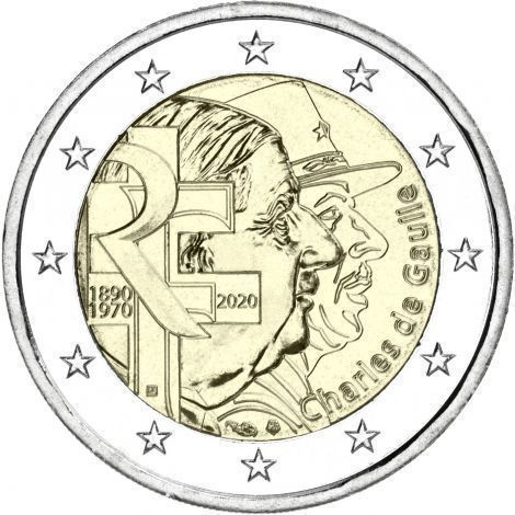RANSKA ERIKOISEURO 2 EUROA 2022 (DE GAULLE) 