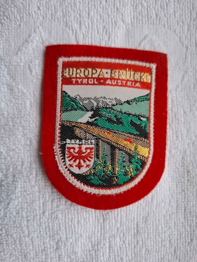 TIROL AUSTRIA vintage Kangasmerkki