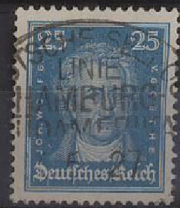 Saksa Mi 393 o - DEUTSCHE SEEPOST