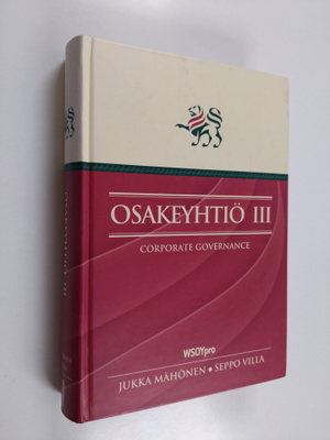 Jukka Mähönen : Osakeyhtiö 3, Corporate governance
