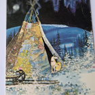 Omppu: koira kodan edessä, kulkenut 1980 - pikkukuva 1