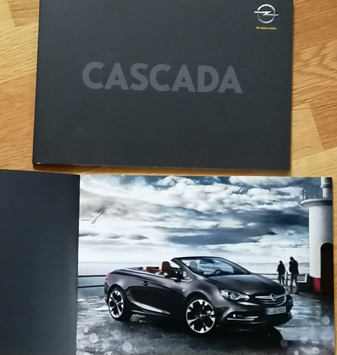2014 Opel Cascada esite - KUIN UUSI - suom - 54 sivua